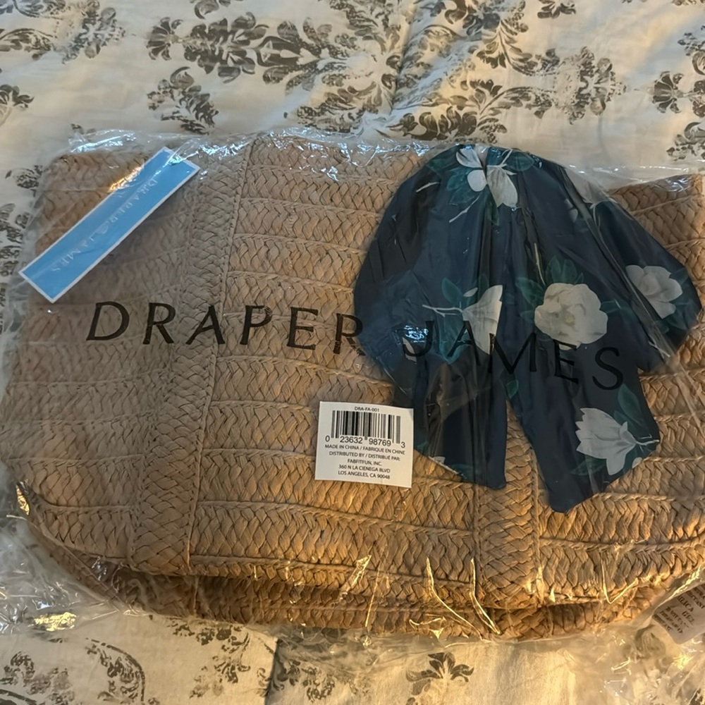 Draper James Bag  with floral scarf- NWT
